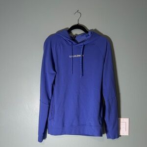 lululemon blue logo pullover hoodie